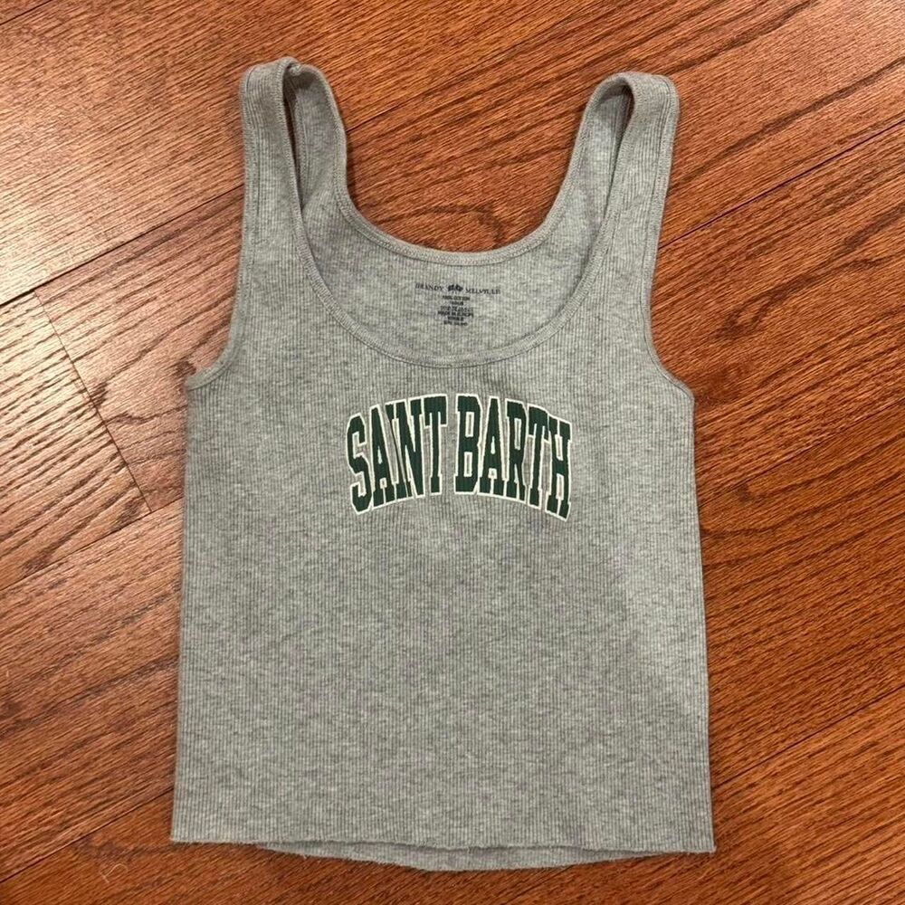 Brandy-melville Women's Grey Vest